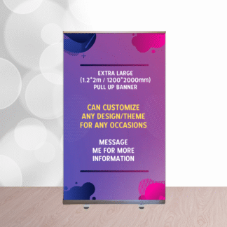 Extra Large size (1200*2000mm) Pull Up Banner